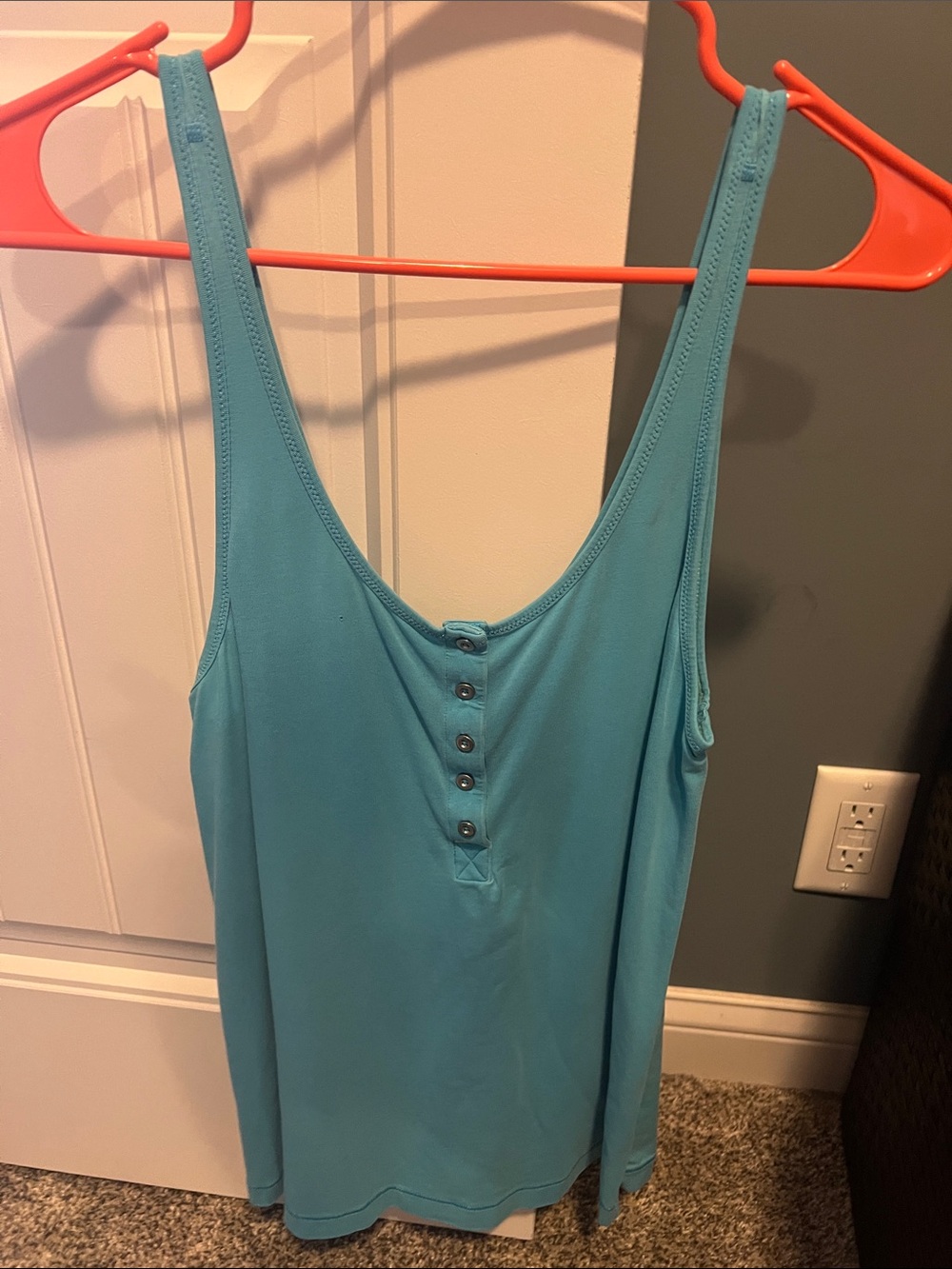 Lululemon Women’s Sleeveless Button-Front Tank Top - Teal